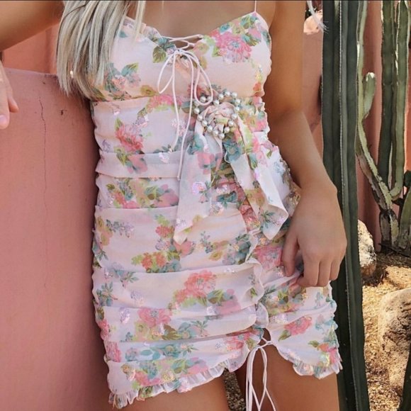 for love and lemons serafine mini dress